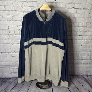 Silver Unicorn XL Sweatshirt - Men's Blue and Cream